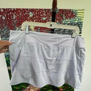 Lululemon Pace Rival Skirt - Light Blue Size 14